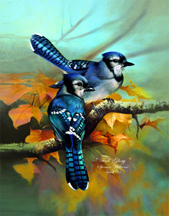 Bird Painting ~ Animal Paintings ~ Wildlife Art ~ Animal Paintings & Animal Artwork~ Paintings of Wildlife ~ Smoky Mountains Tennessee