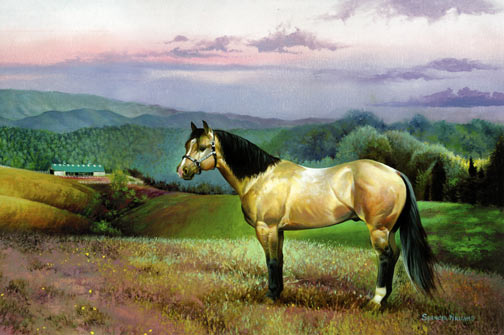 Art~Landscape Paintings, landscape paintings of Cades Cove & Smoky Mountains~landscape painting,landscape artist Spencer Williams